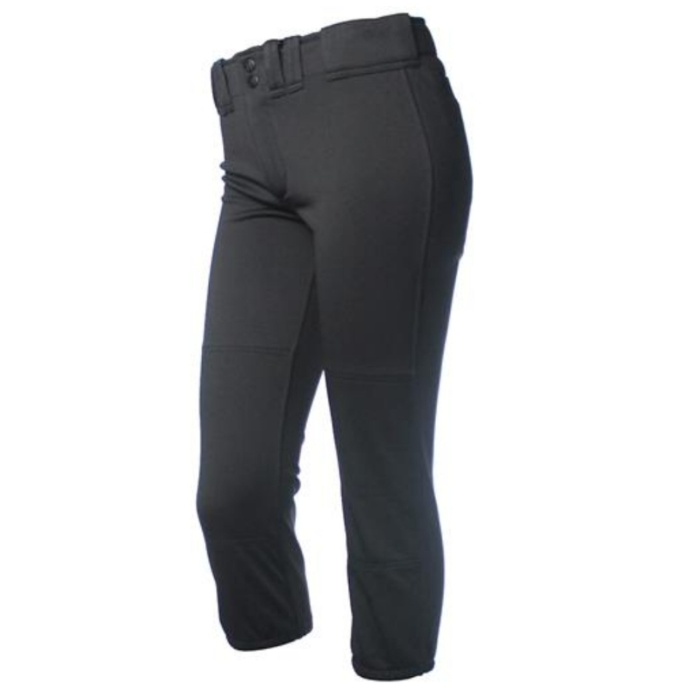 NWT "RIP-IT" Girls 4-Way Stretch Softball Pant PRO-BLACK